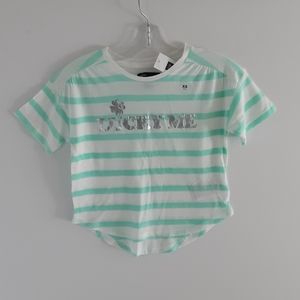 Gap Kids lucky me short sleeve stripe tee t-shirt